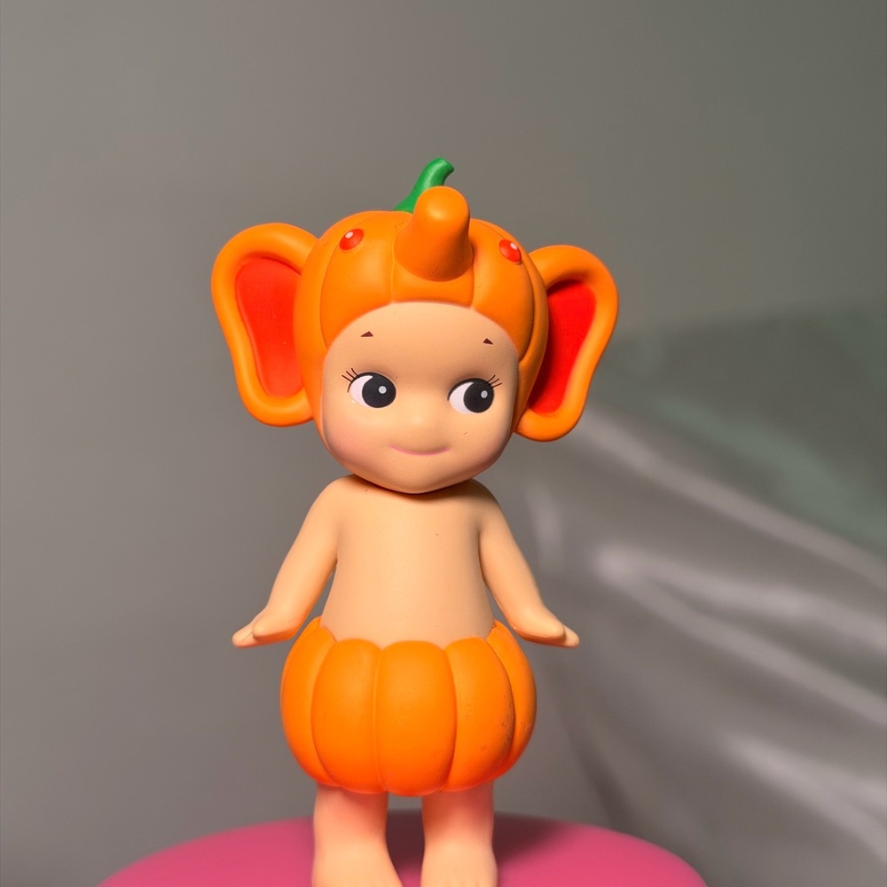 Orange Elephant Costume Toy Figure
